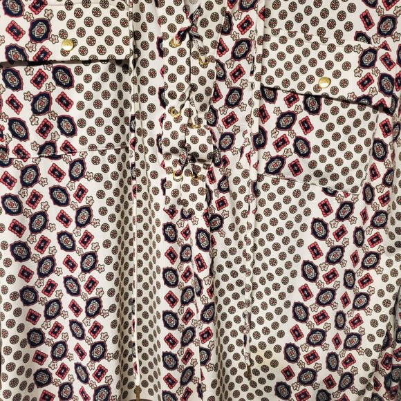 Women Blouse Top by BCSG Max Azria - Size Large - Long Sleeve - Picture 2 of 5